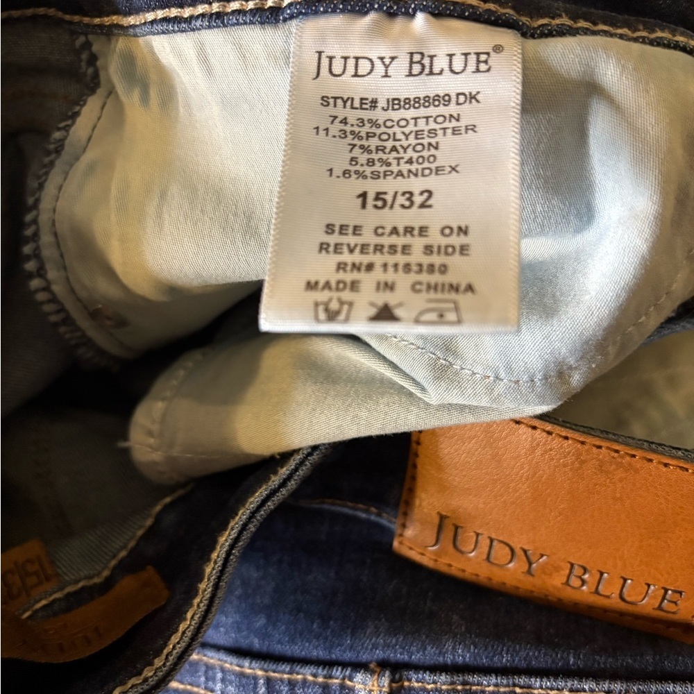 Judy Blue Wide Leg Jeans 15/32 - Picture 9 of 10
